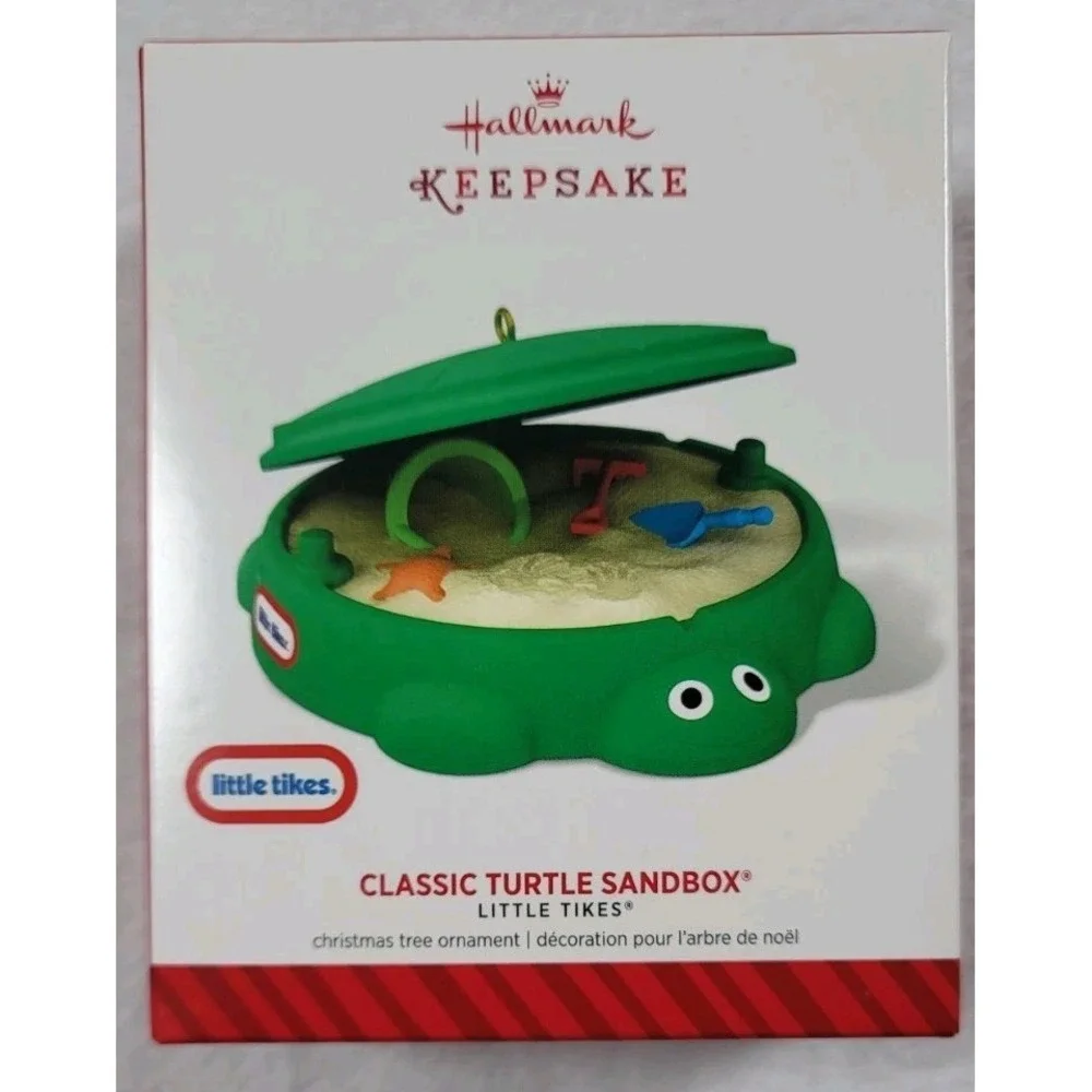 Hallmark Keepsake Ornament 2014 Classic Turtle Sandbox‎ Little Tikes